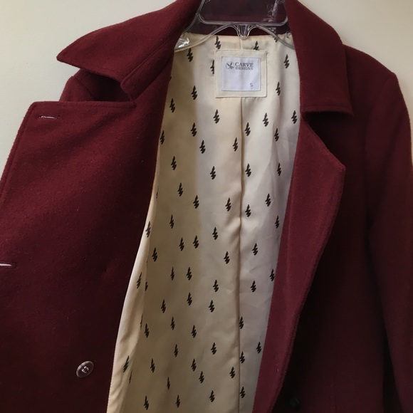 Carve Designs Classic Wool Peacoat - Picture 3 of 5